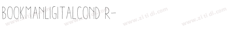 BookmanLigItalCond R字体转换